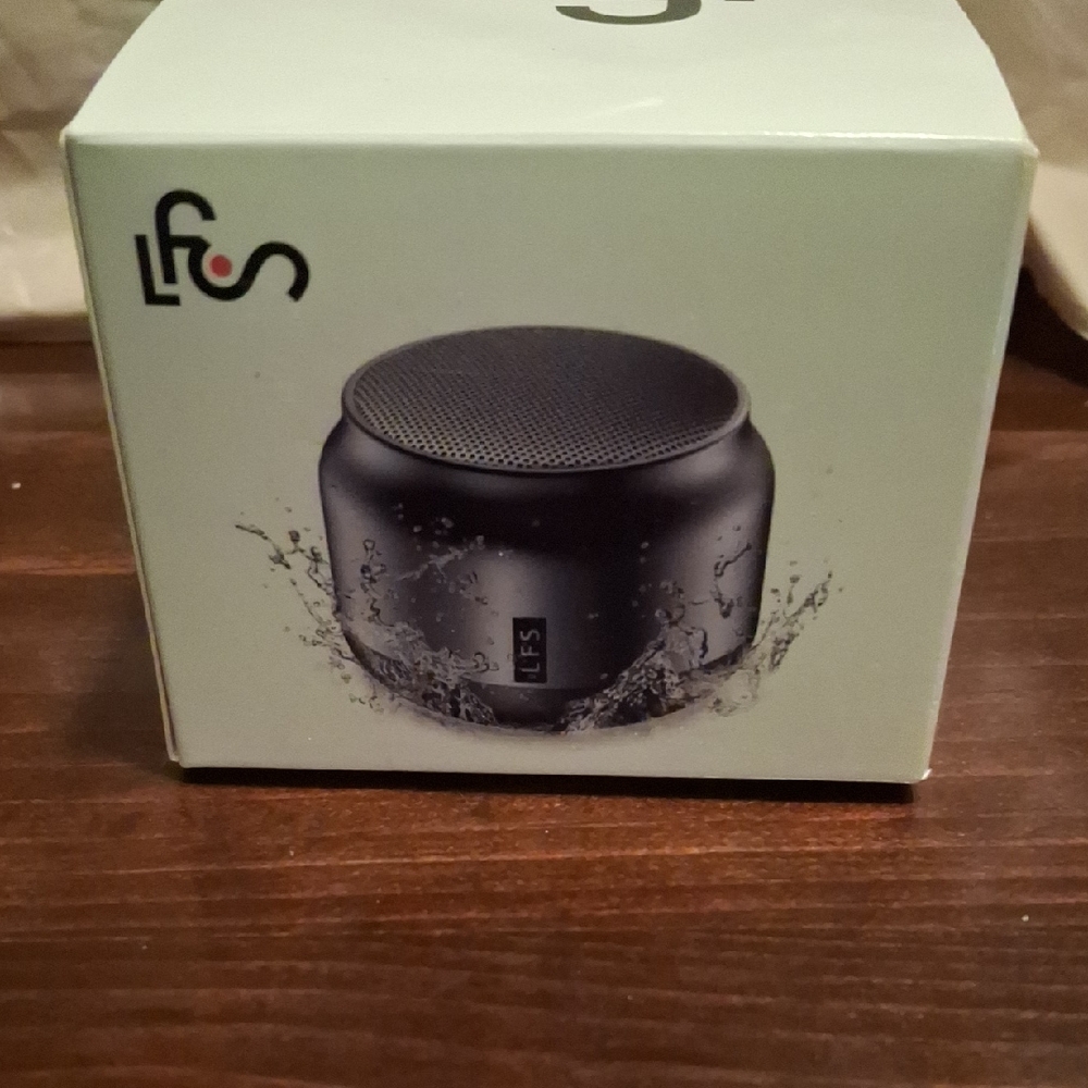 LF Waterproof Black Bluetooth Speaker